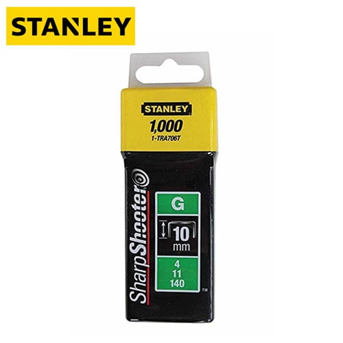 Stanley 1000/Pk HD Staples G-Type 10mm (1-TRA706T) | STA5555