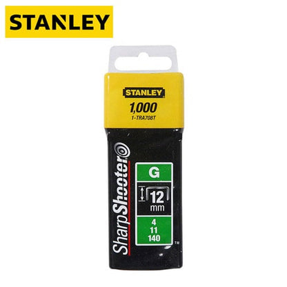 Stanley 1000/Pk HD Staples G-Type 12mm (1-TRA708T) | STA5565