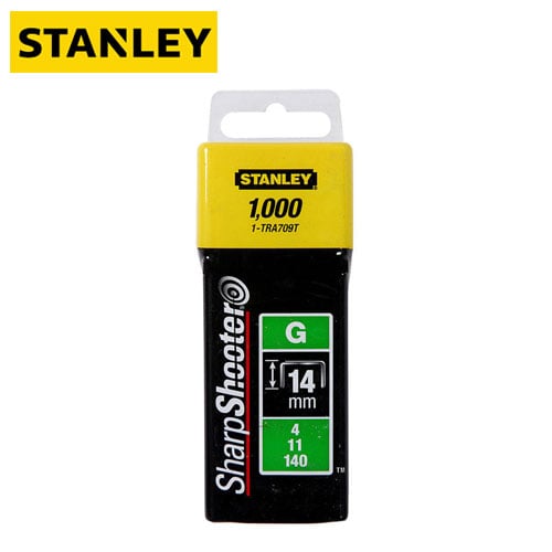 Stanley 1000/Pk HD Staples G-Type 14mm (1-TRA709T) | STA5573