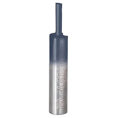Freud Double Flute Straight Router Bit, D-6.35mm x h-25.4mm x H-76.2mm x A-1/4" | 04-11025P