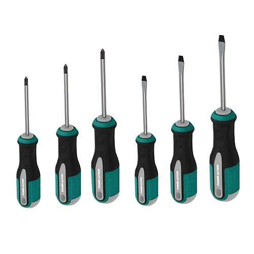 Power Action 6Pc Screwdriver Set, Cr-V Steel | STS6