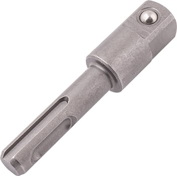 Socket adaptor 1/2'm sq x 75mm sds plus shank carded(T AD31012)