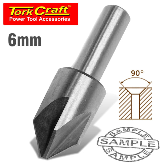 Countersink hss 6mm 90deg. 5flute(T CS101)