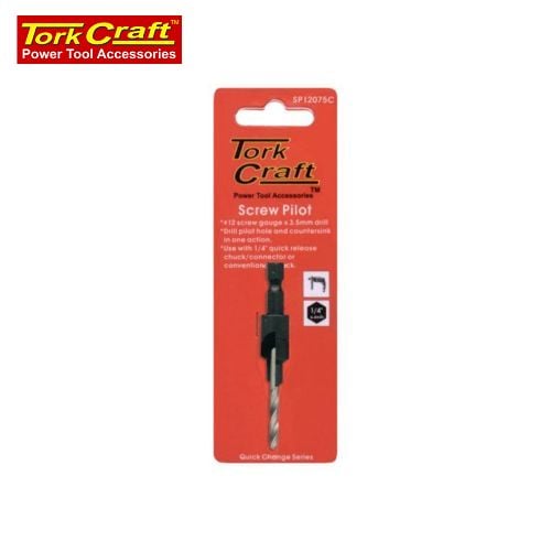 Screw Pilot No.12 X 75mm Card