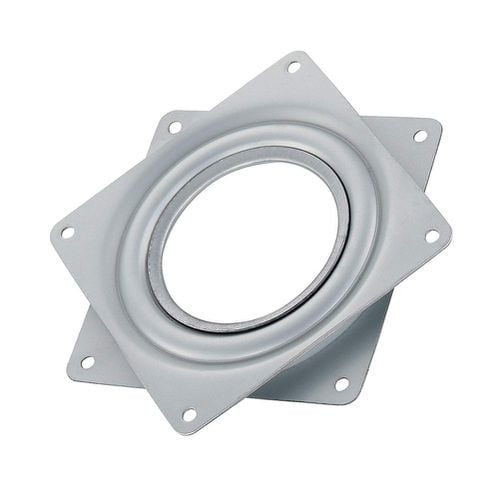 Steel &#8211; 150MM Zinc Plated Swivel / Square Lazy Susan Bearing (54860)