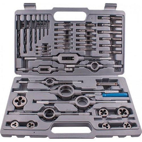 TorkCraft &#8211; 43Pc HSS Tap &#038; Die Set 3-12mm in Steel Case (T9441)