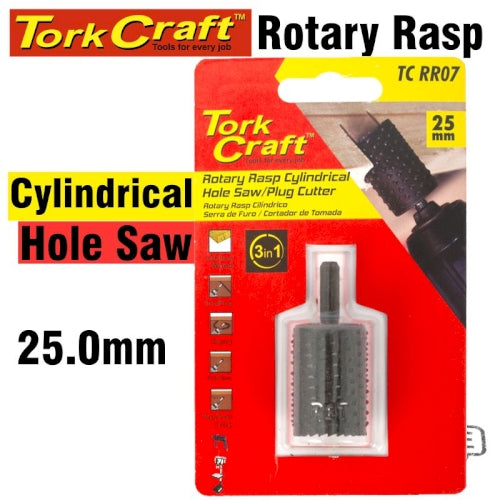 Rotary drum rasp cylindrical 25mm x 35mm