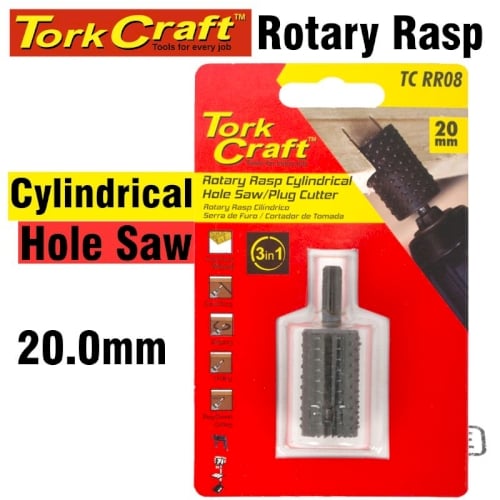 Rotary drum rasp cylindrical 20mm x 35mm