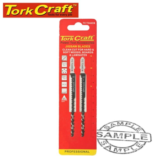 T-shank jigsaw d/sided for thick hard/softwood/lam 4mm 11tpi 116mm 2pc