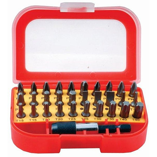 Tork Craft 31Pc Mix Insert Bit Set Incl. Magnetic Bit Holder | TC02531