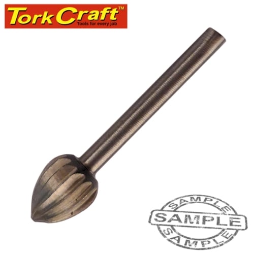 Mini h/speed cutter 7.9mm flame 3.2mm shank