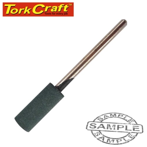 Mini rubber polishing point 6.4mm cyl. 2.4mm shank
