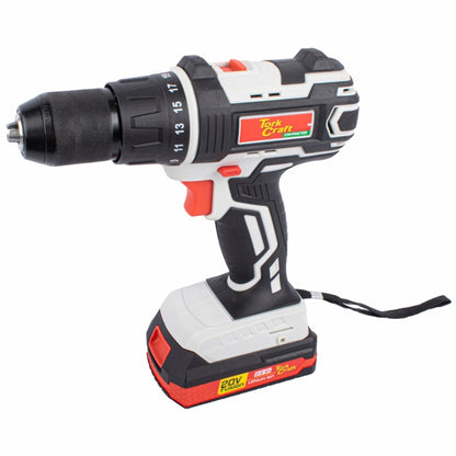 Tork Craft 20V Cordless Impact Drill Driver Kit, 2 x 2.0Ah Batt. Pk. | TC20030