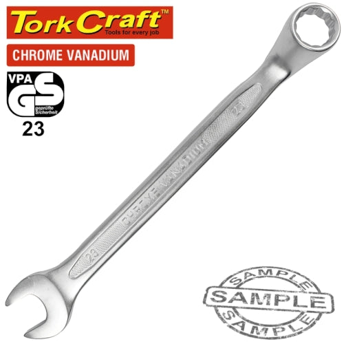 Deep offset combination spanner 23mm