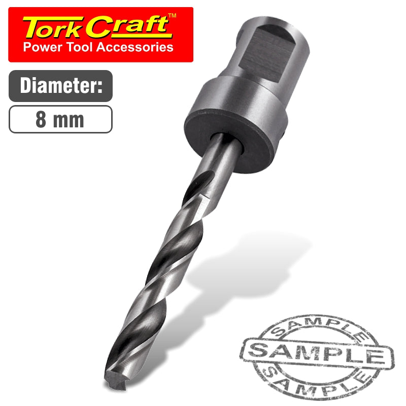 Drill bit hss w/weldon shank 8mm