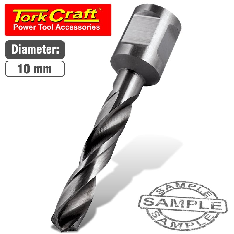 Drill bit hss w/weldon shank 10mm
