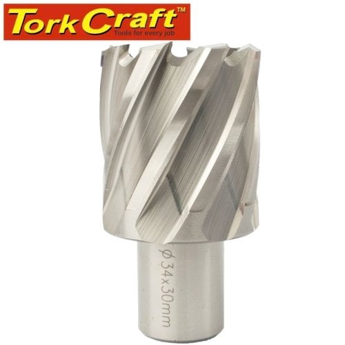 Annular hole cutter hss 34 x 30mm broach slugger bit