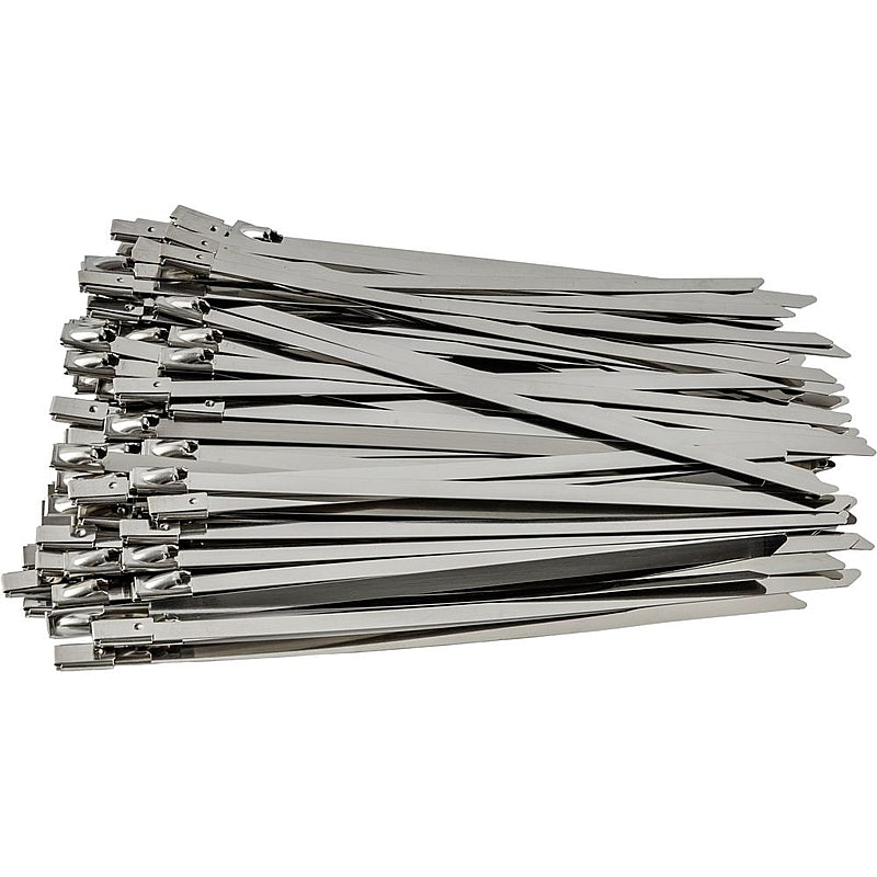 Tork Craft 100Pc Stainless Steel Cable Ties, 4.6 x 150mm (SS304) |  TCCTS46150-100N