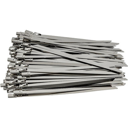 Tork Craft 100Pc Stainless Steel Cable Ties, 4.6 x 150mm (SS304) |  TCCTS46150-100N