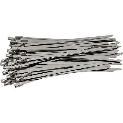 Tork Craft 50Pc Stainless Steel Cable Ties, 4.6 x 150mm (SS304) |  TCCTS46150-50N