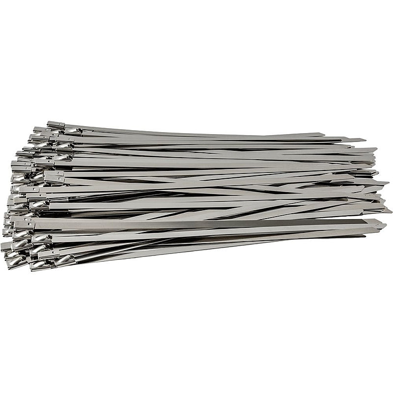 Tork Craft 100Pc Stainless Steel Cable Ties, 4.6 x 200mm (SS304) |  TCCTS46200-100N