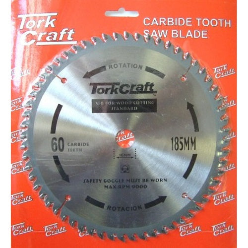 TorkCraft 185mm/16mm/60T TCD Circular Saw Blade