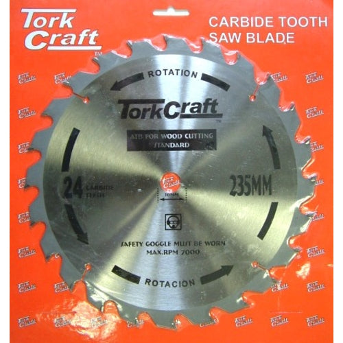 TorkCraft 235mm/16mm/24T TCD Circular Saw Blade