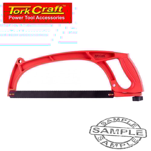 Tork Craft Aluminum Allowy Hacksaw Frame 300mm W/Flexible Double Edge Blade