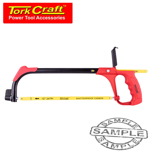 Tork Craft Aluminum Allowy Hacksaw Frame 300mm W/1+3 Free Blades