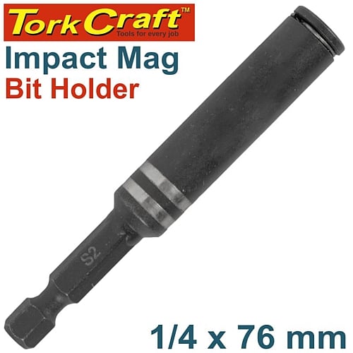 Tork Craft Impact Magnetic Bit Holder 1/4 x 76mm | TCIBH75C