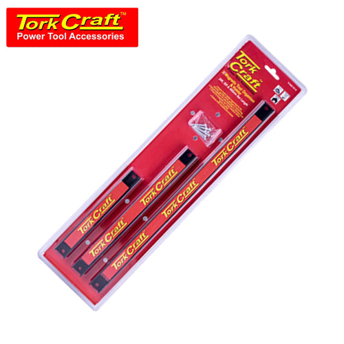TorkCraft 3 Pce Magnetic Tool Organiser and Holder Bars