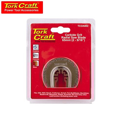 TorkCraft Quick Change Carbide Grit Radial Saw Blade 65mm (2-9/16") 