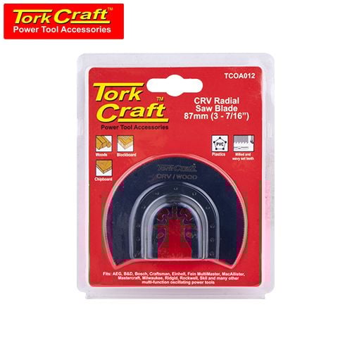 TorkCraft Quick Change Radial Saw Blade 87mm (3-7/16") CRV