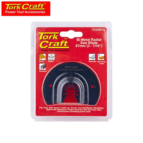 TorkCraft Quick Change Radial Saw Blade 87mm (3-7/16") M42