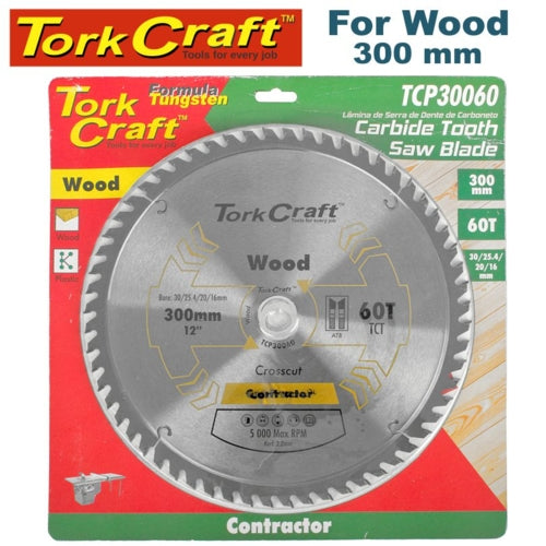 TorkCraft 300mm/30.1.20.16mm/60T TCP Circular Saw Blade