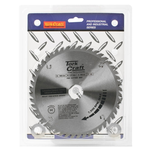 TorkCraft 190mm/30.20.16mm/48T TCPR Circular Saw Blade