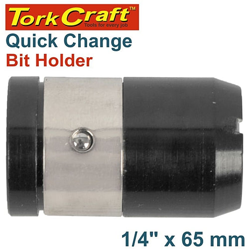 Tork Craft Quick Change Bit Holder 1/4" x 65mm | TCQCH06514