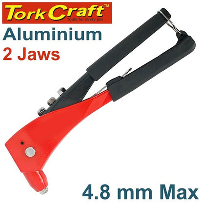 TorkCraft Aluminium Hand Riveter Max 4.8mm - 2 Jaw | TCRG0300