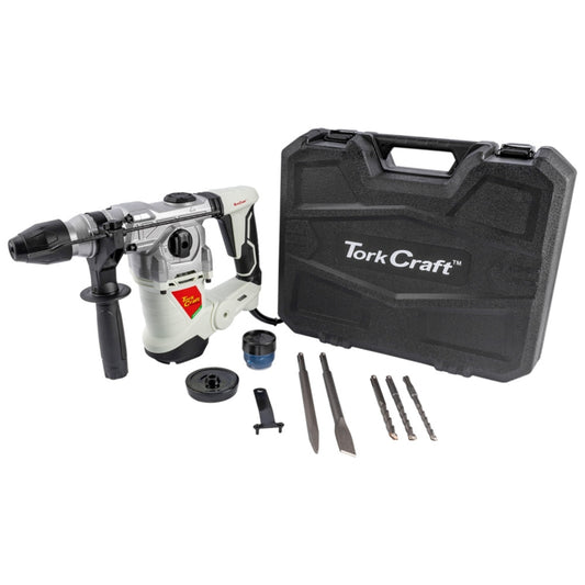 Tork Craft SDS-Plus Rotary Hammer Drill 6.0J, 1500W | TCRH1500