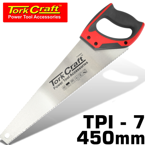 TorkCraft Hand Saw with ABS Handle 450mm (TCSAW001)