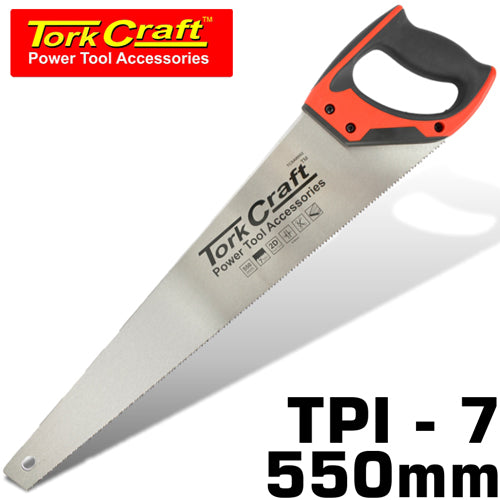 TorkCraft Hand Saw with ABS Handle 550mm (TCSAW002)