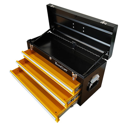 Tork Craft 3-Drawer Tool Chest 2.0, L600 x W270 x H320mm (Empty) | TCTB005