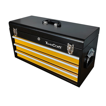 Tork Craft 3-Drawer Tool Chest 2.0, L600 x W270 x H320mm (Empty) | TCTB005