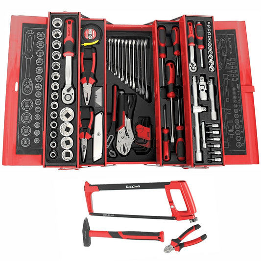 Tork Craft 88 Piece 5-Tier Tradesman Cantilever Toolbox Kit | TCTB088