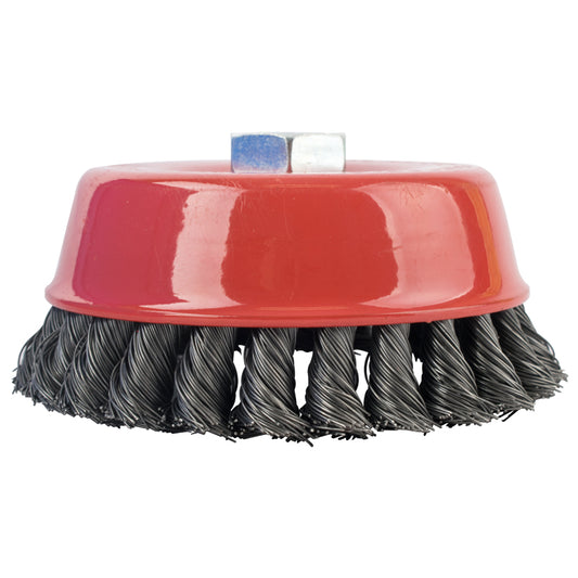 Wire cup brush twisted 125mmxm14 bulk(TCW TW12014B)