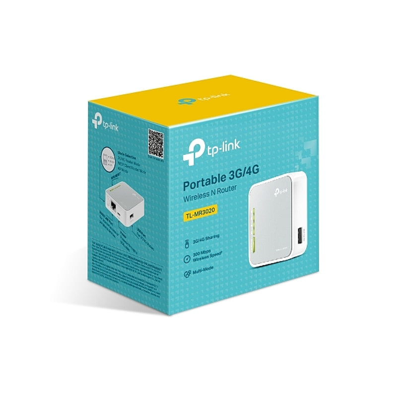 TP-Link 300 Mbps Portable 3G/4G Wireless N Router | TL-MR3020