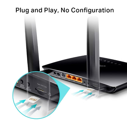 TP-Link N300 4G LTE Telephony WiFi Router | TL-MR6500V