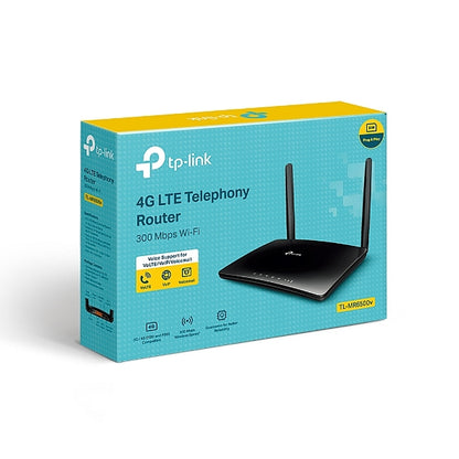 TP-Link N300 4G LTE Telephony WiFi Router | TL-MR6500V