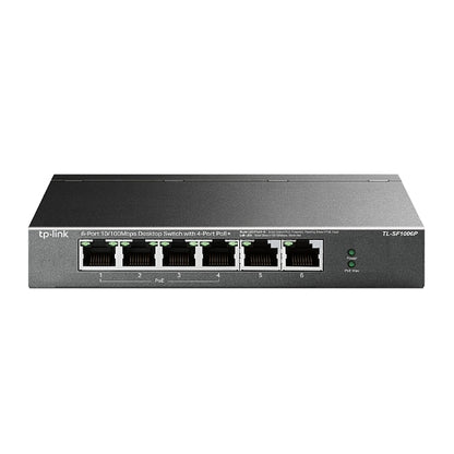 TP-Link 6-Port 10/100Mbps Desktop Switch with 4-Port PoE+ | TL-SF1006P