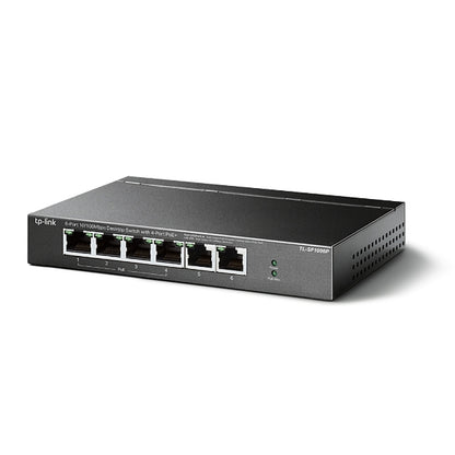 TP-Link 6-Port 10/100Mbps Desktop Switch with 4-Port PoE+ | TL-SF1006P